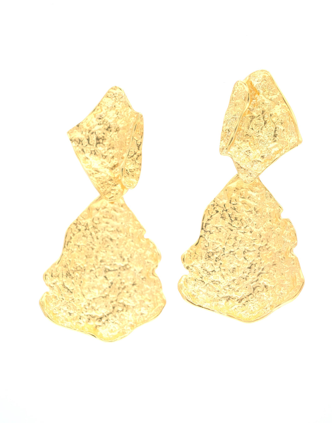 Falling birch leaves earrings