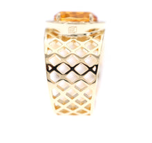 Load image into Gallery viewer, Signature Ring - Golden Basket - Large Oval Yellow Sun Ring