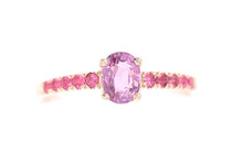 Load image into Gallery viewer, Pink Rose Flower Ring