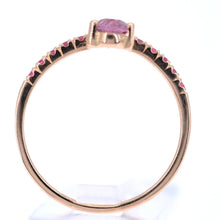 Load image into Gallery viewer, Pink Rose Flower Ring