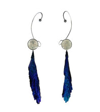Load image into Gallery viewer, Full Moon Extra Long Earrings
