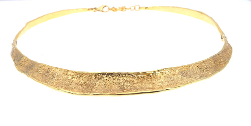 A Gold Torc necklace