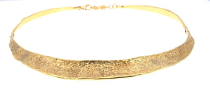 A Gold Torc necklace