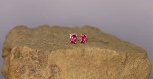 Red Rose Studs