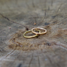 Load image into Gallery viewer, Yellow gold wedding band, White Gold Wedding Band, Rose Gold Wedding Band, Engraved or not everything is possible