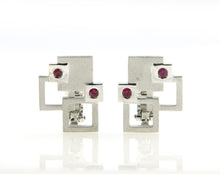 Load image into Gallery viewer, 18Kt White gold &amp; Rubies