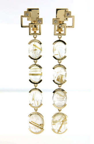 Sun's reflection earrings