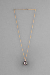 Black Pearl Necklace