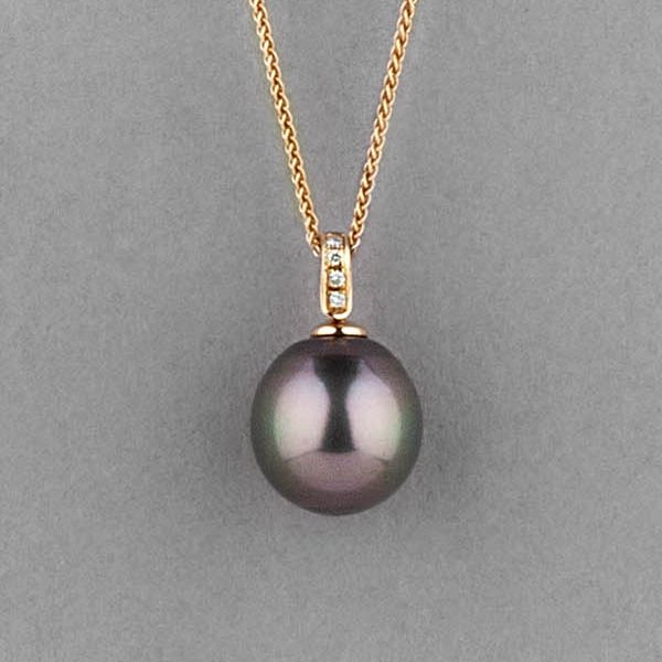 Black Pearl Necklace