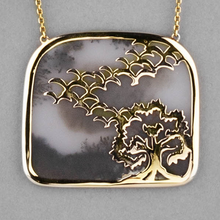 Load image into Gallery viewer, Bird Cloud Necklace