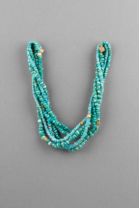 Stack your turquoise necklaces together to give them an even better opulent, luxury and unique style