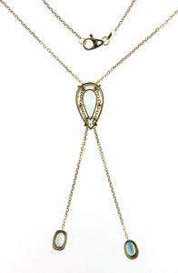 Green water necklace