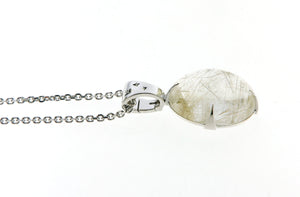 Side view 18Kt white gold
