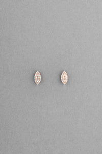 Diamond Leaves Studs