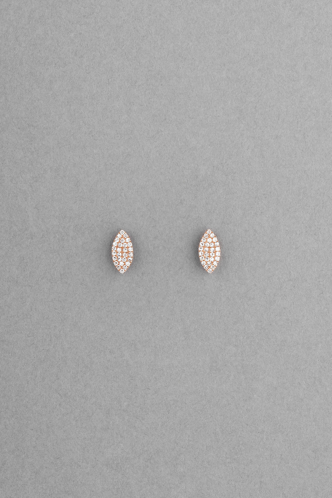 Diamond Leaves Studs
